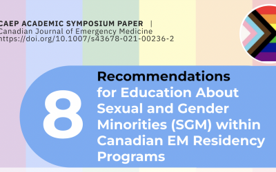 Recommendations for Education about Sexual and Gender Minorities within Canadian Residency Programs
