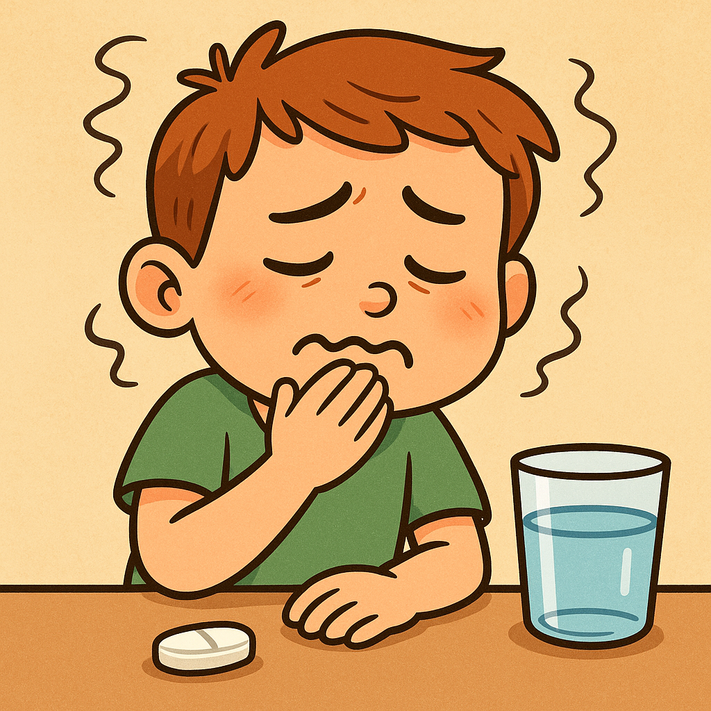 Nauseous kid