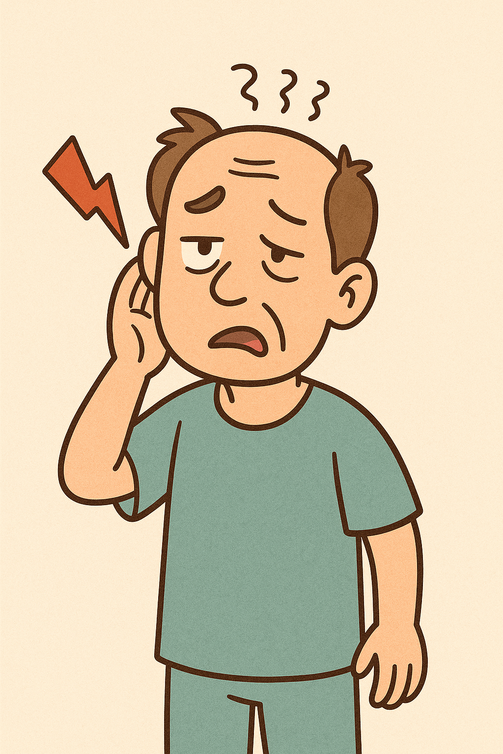 patient having a stroke