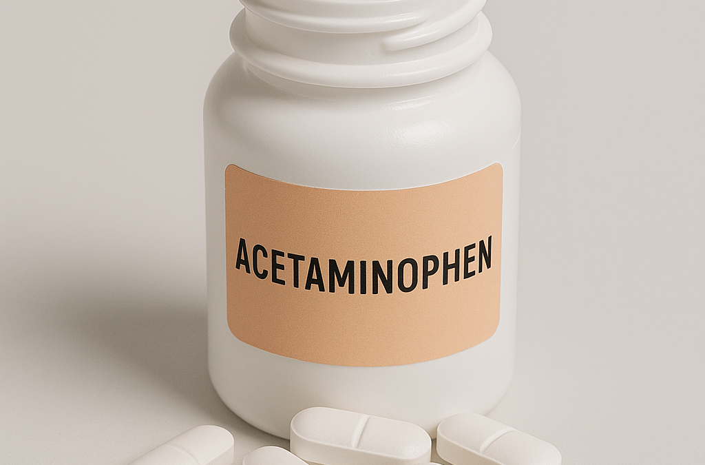 acetaminophen bottle
