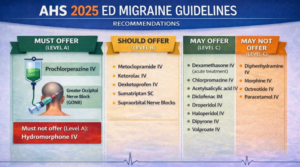 2025 AHS Guidelines for Parenteral Migraine Treatment in the ED ...