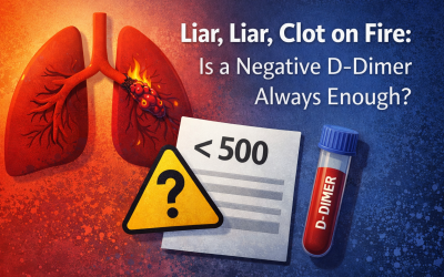 Liar, Liar, Clot on Fire: Is a Negative D-Dimer Always Enough?