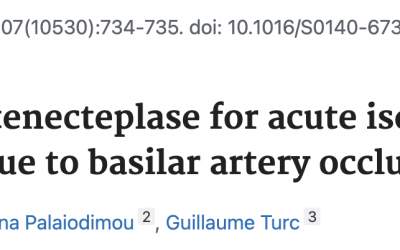 Tenecteplase versus standard medical treatment for basilar artery occlusion within 24 h (TRACE-5): a multicentre, prospective, randomised, open-label, blinded-endpoint, superiority, phase 3 trial.
