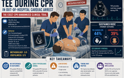 TEE During CPR in Patients With Out-of-Hospital Cardiac Arrest: The EXECT-CPR Trial