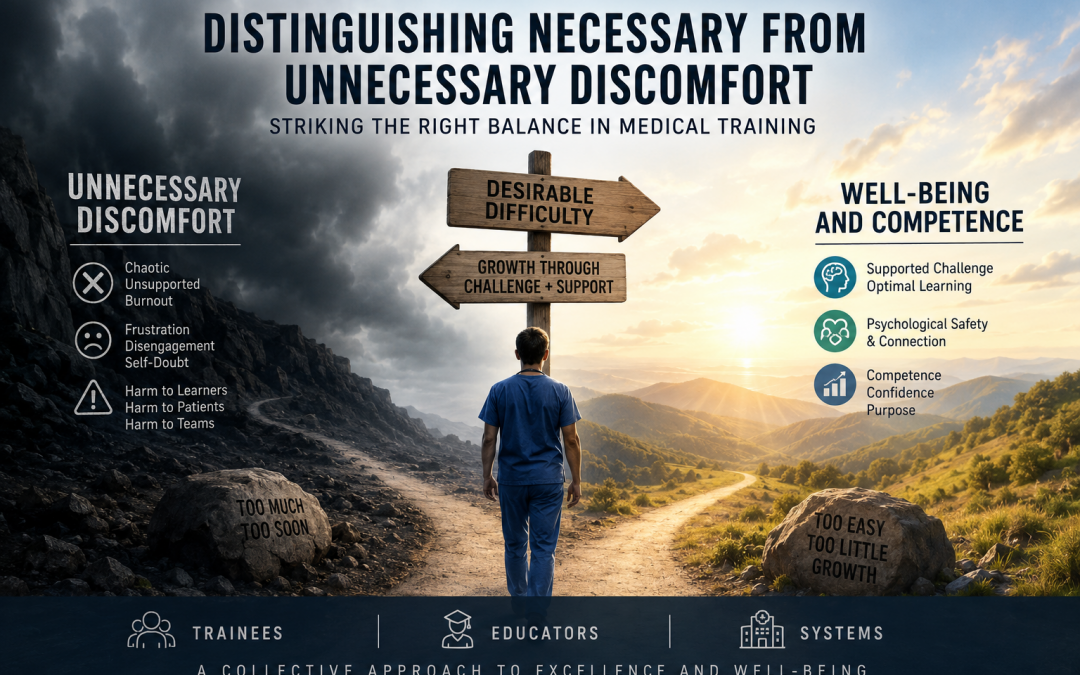 The Kids Are(n’t) Alright: Distinguishing Necessary from Unnecessary Discomfort in Medical Training